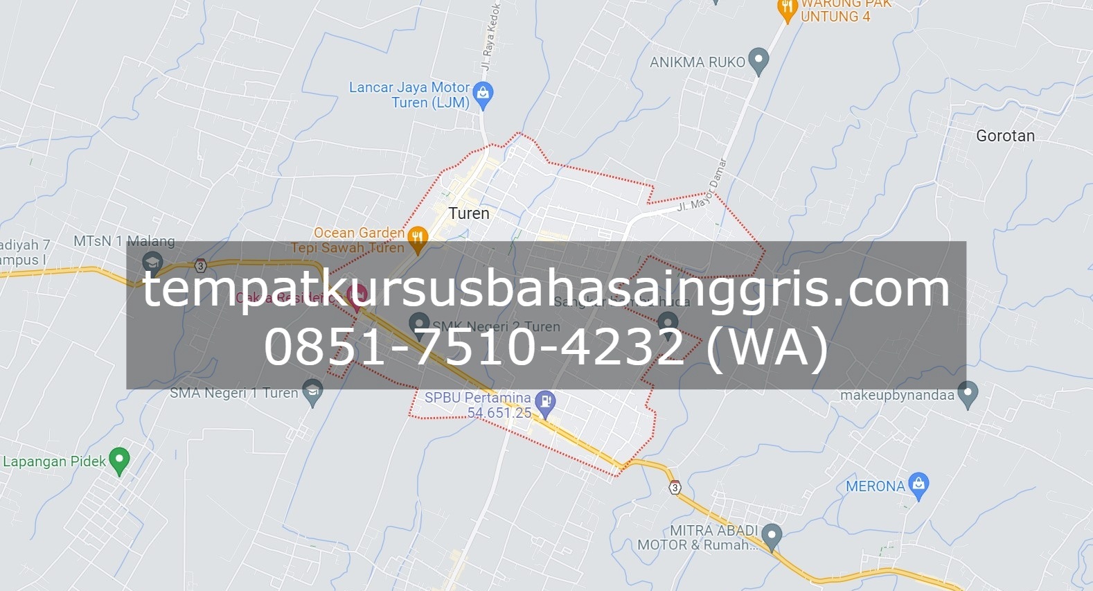 Les Bahasa Inggris di Turen Malang, Bimbingan Belajar (Bimbel) Bahasa Inggris Turen Malang, Privat Bahasa Inggris Turen Malang