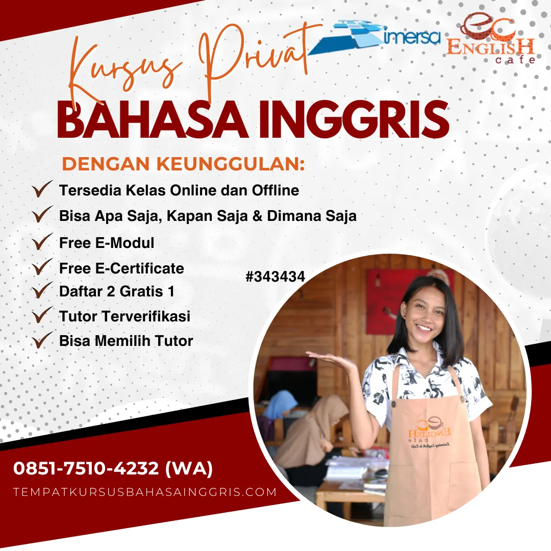 Les Bahasa Inggris di Andir Bandung