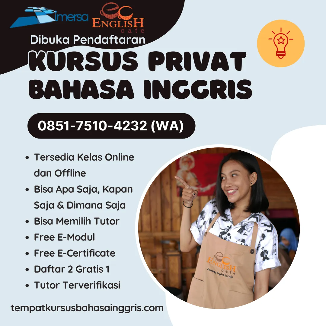Les Bahasa Inggris di Astana Anyar Bandung