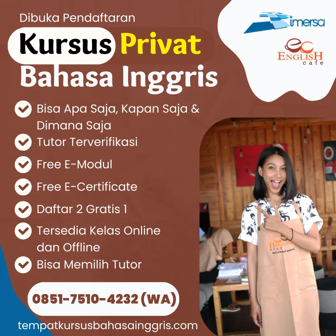 Les Bahasa Inggris di Balapulang Tegal
