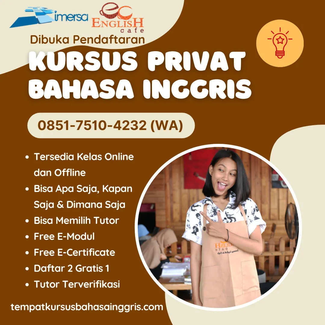 Les Bahasa Inggris di Bancak Semarang