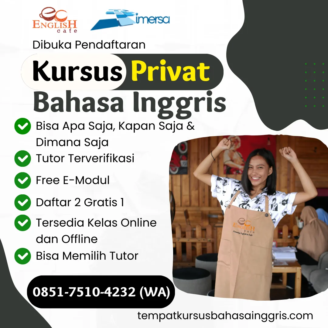 Les Bahasa Inggris di Bandung Kidul Bandung