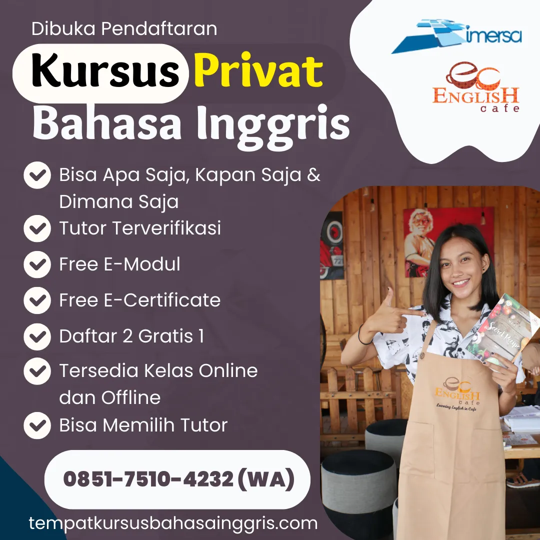 Les Bahasa Inggris di Bandung Kulon Bandung