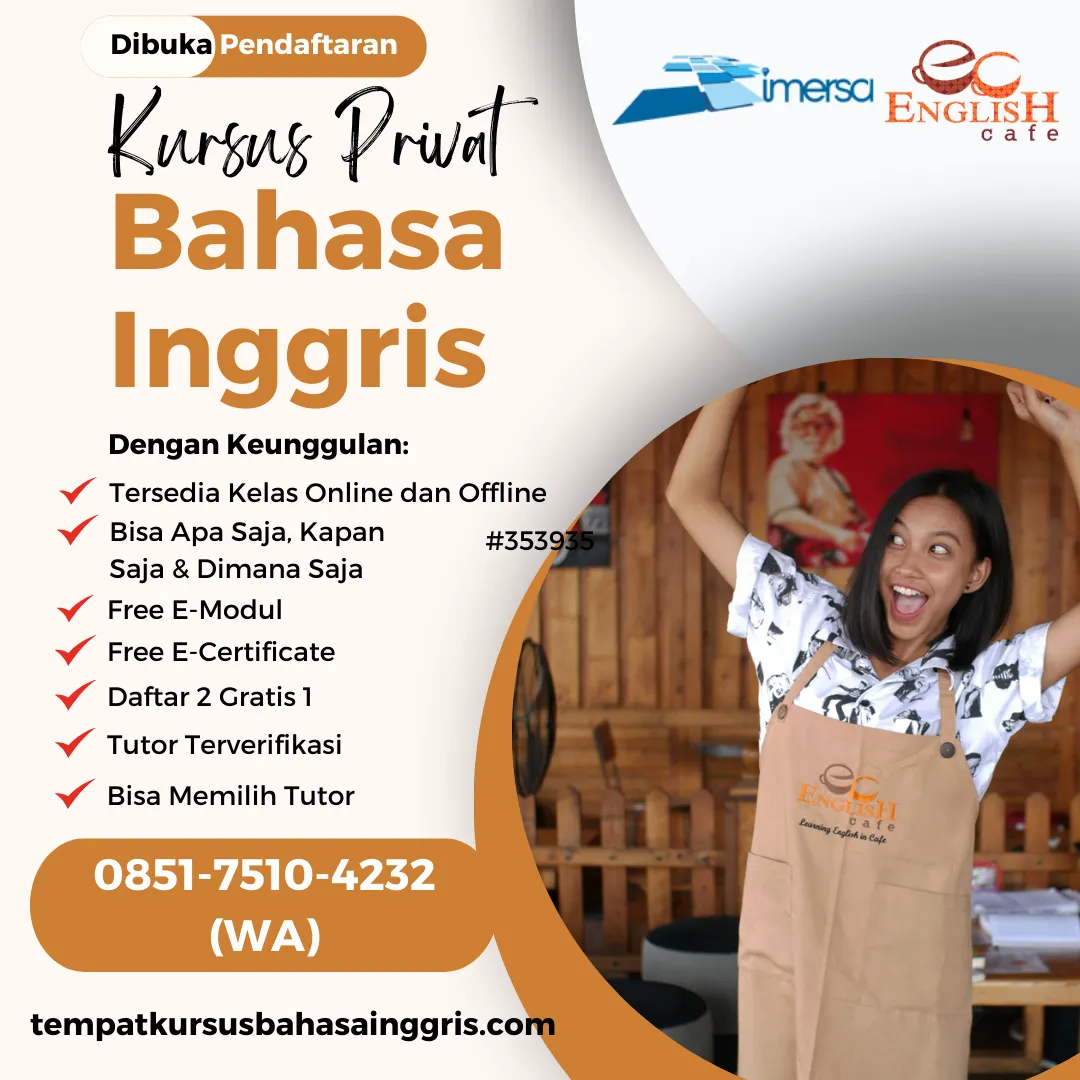 Les Bahasa Inggris di Bandung Wetan Bandung
