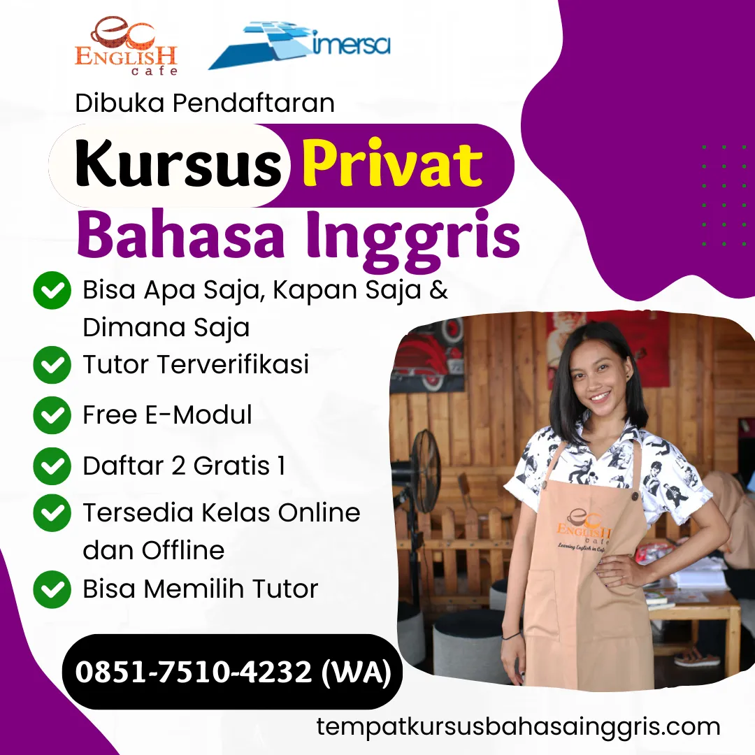 Les Bahasa Inggris di Bansari Temanggung