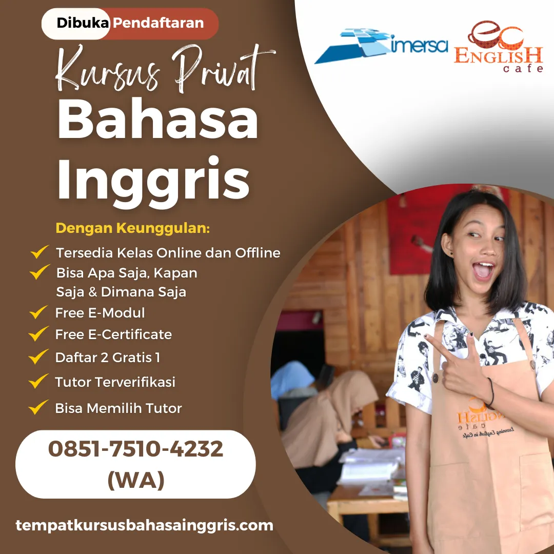 Les Bahasa Inggris di Bergas Semarang