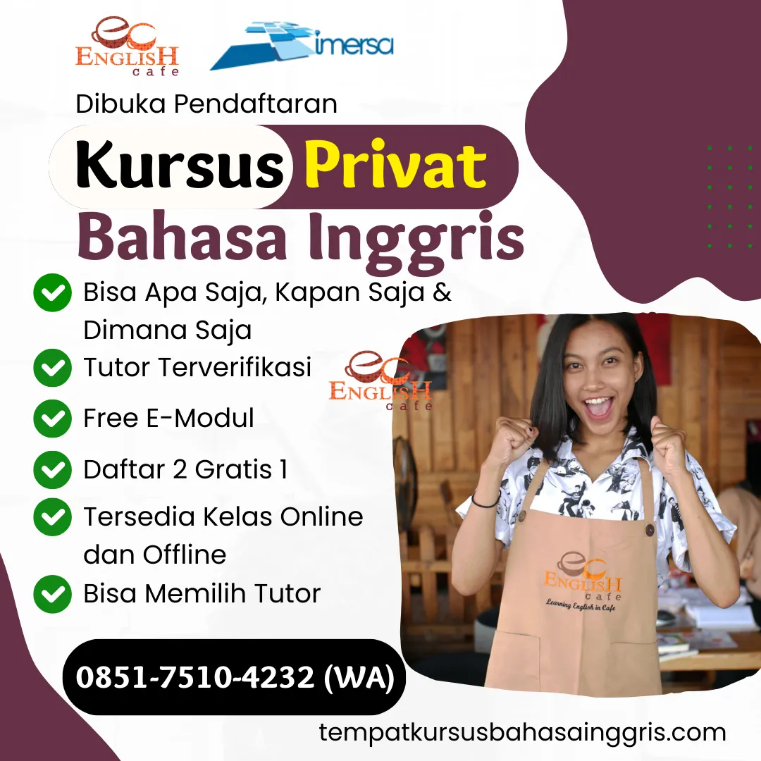 Les Bahasa Inggris di Bojongsoang Bandung