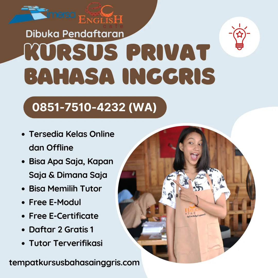 Les Bahasa Inggris di Bulu Temanggung