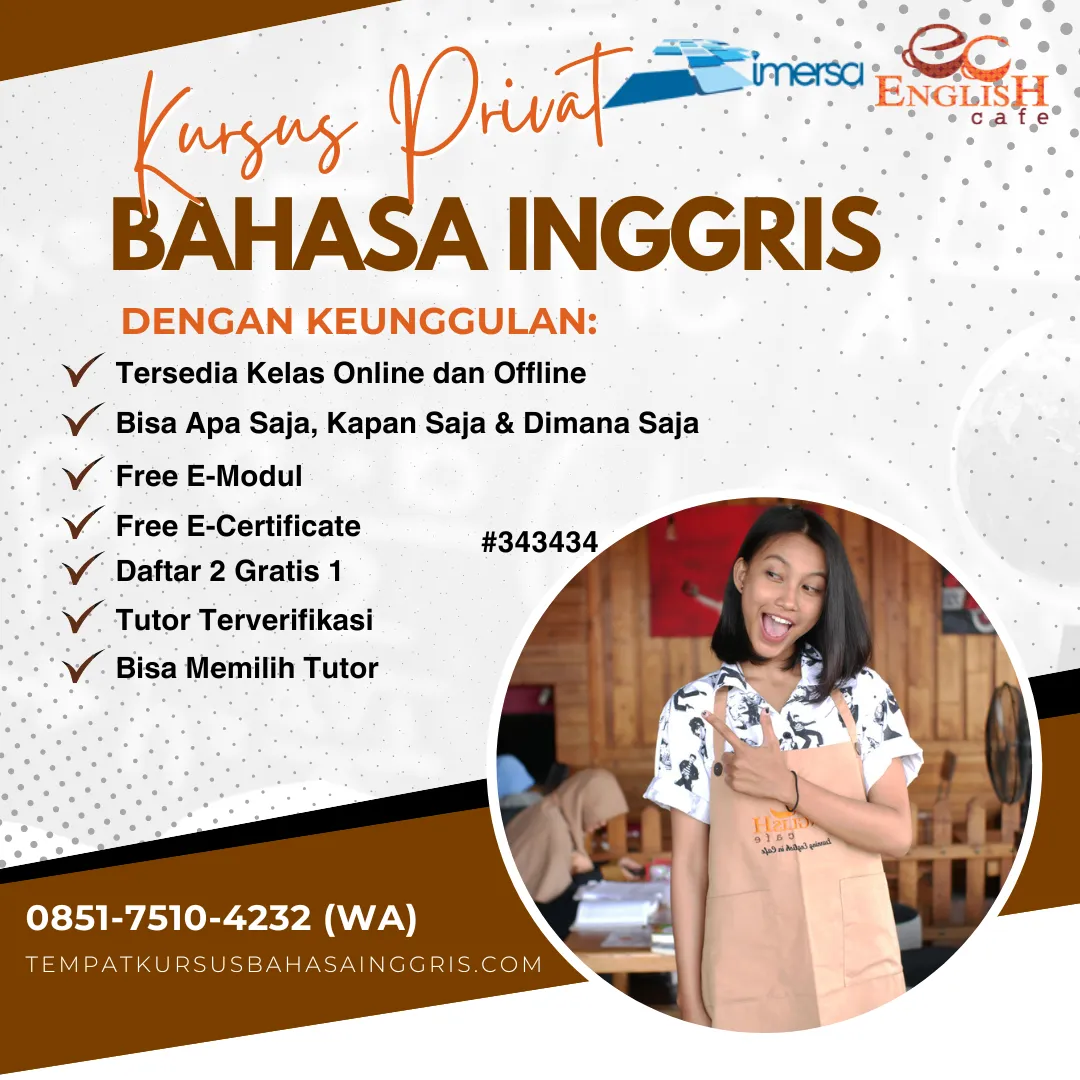Les Bahasa Inggris di Butuh Purworejo