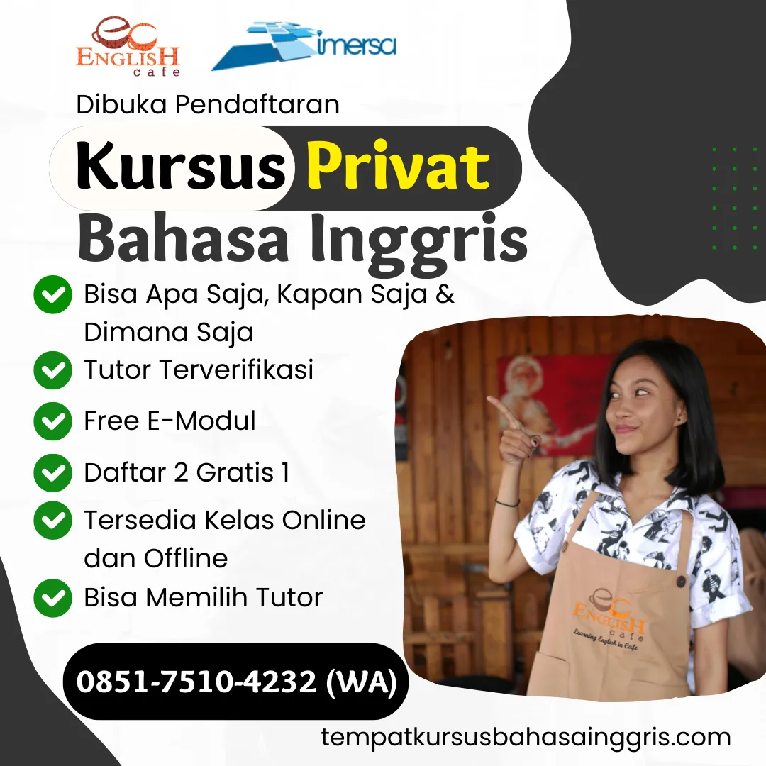 Les Bahasa Inggris di Cidadap Bandung