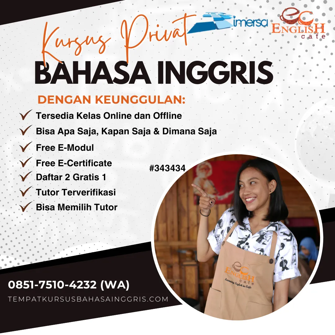 Les Bahasa Inggris di Cikarang Barat Bekasi