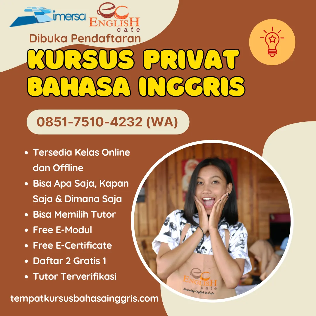 Les Bahasa Inggris di Cikarang Selatan Bekasi