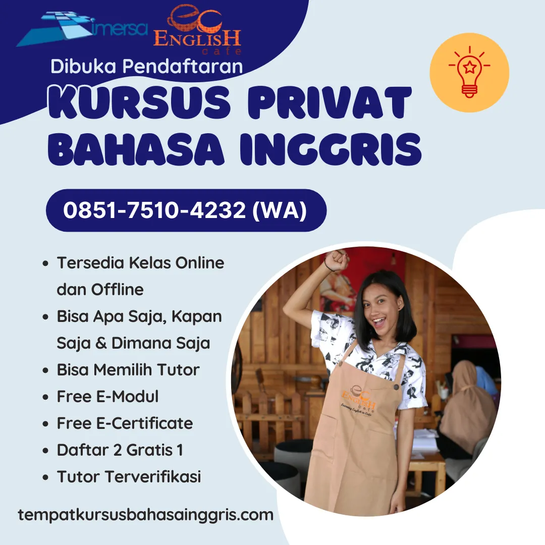 Les Bahasa Inggris di Cikarang Timur Bekasi