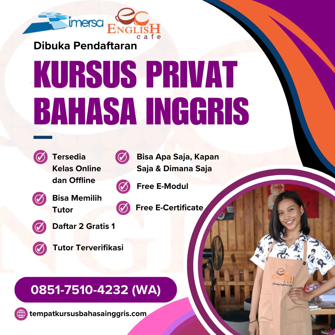 Les Bahasa Inggris di Cikarang Utara Bekasi