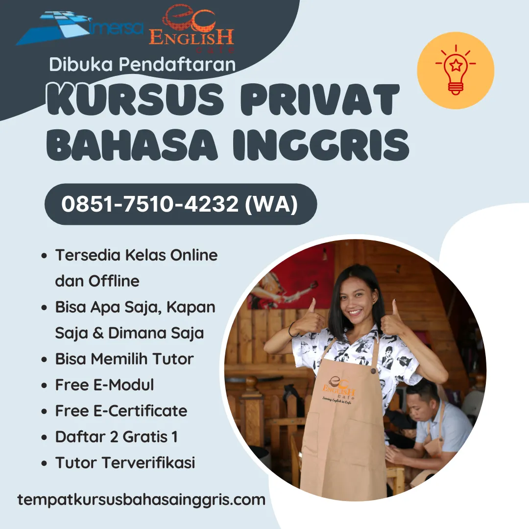 Les Bahasa Inggris di Cimahi Tengah Cimahi