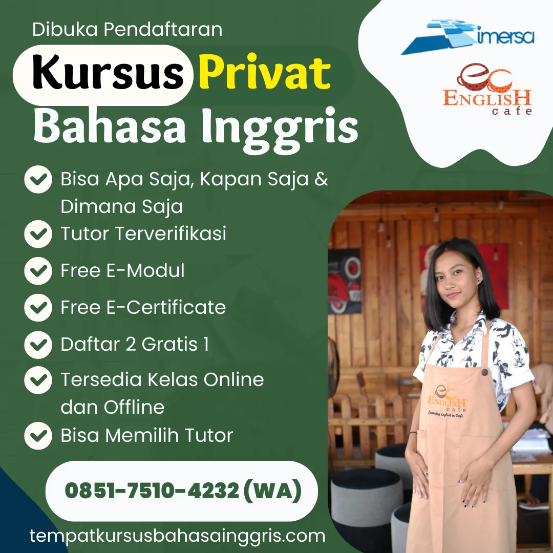Les Bahasa Inggris di Cimaragas Ciamis