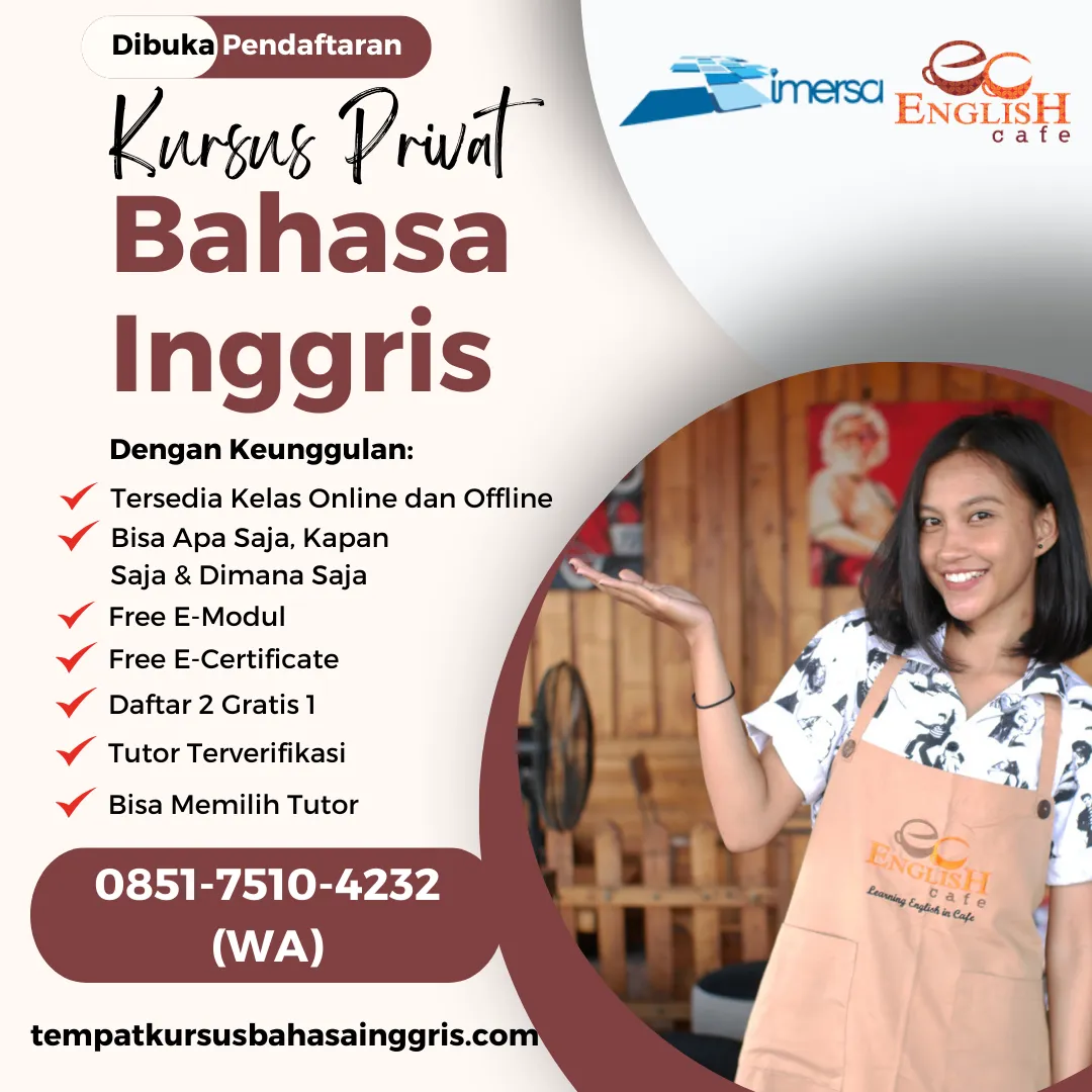 Les Bahasa Inggris di Coblong Bandung