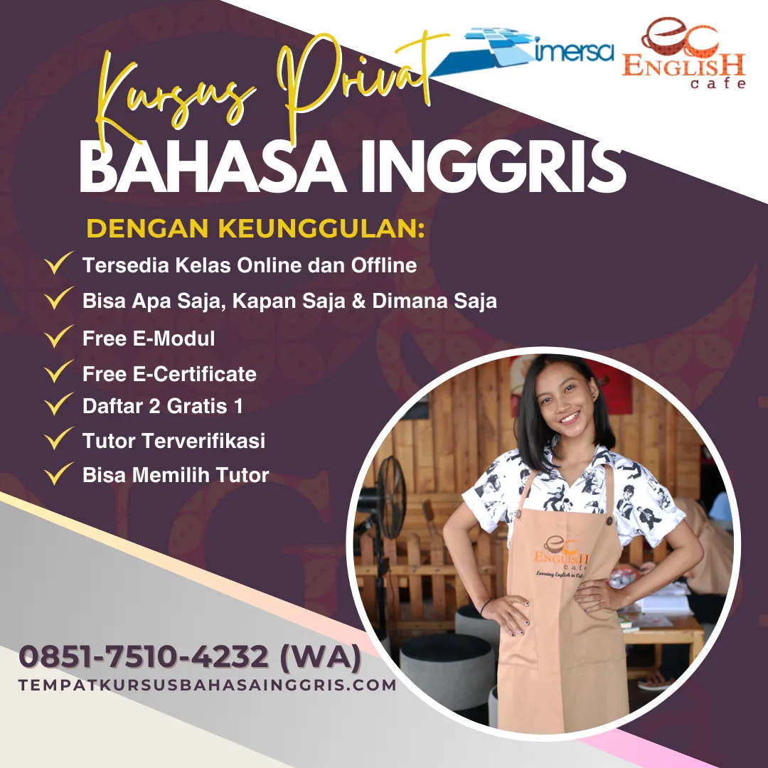 Les Bahasa Inggris di Gemawang Temanggung