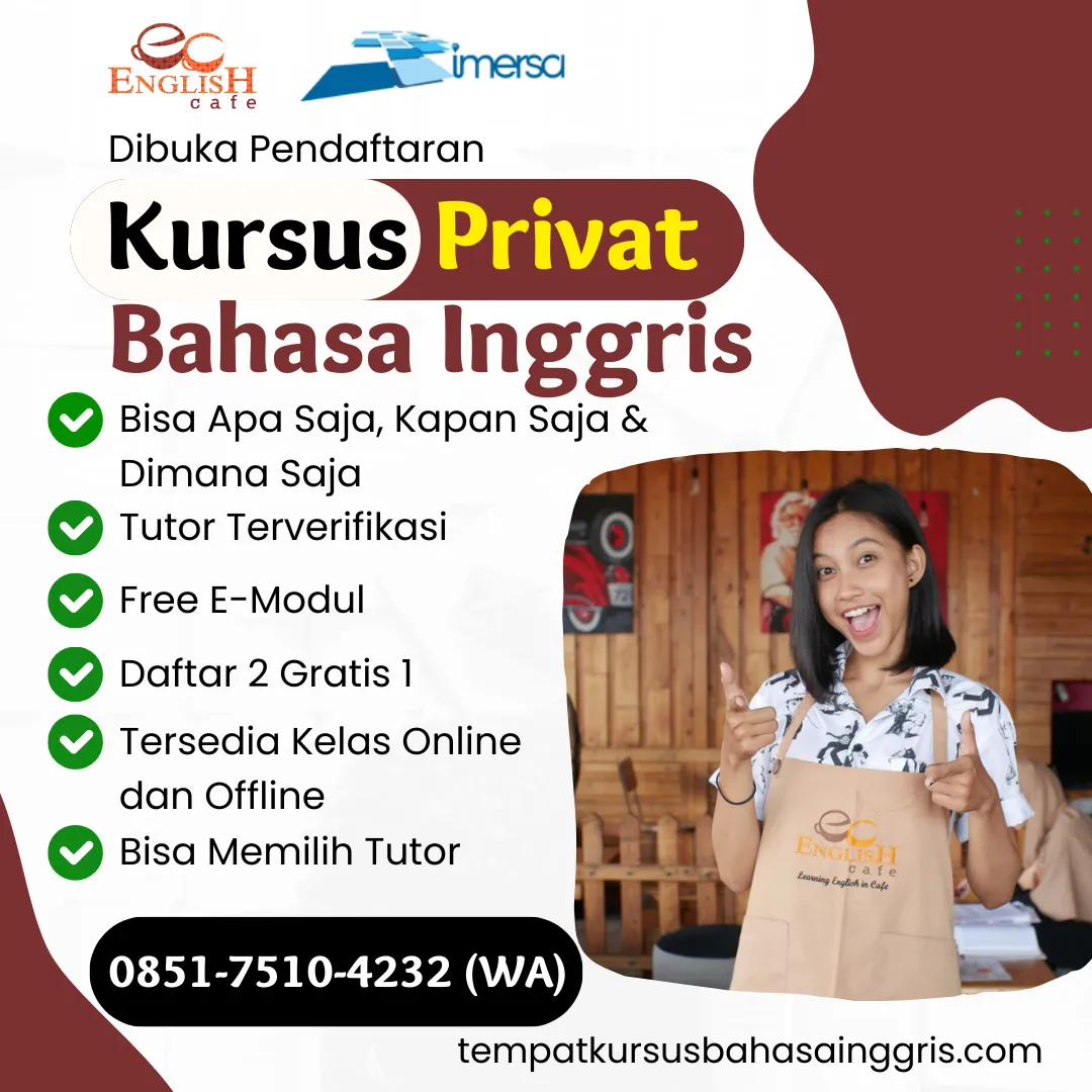 Les Bahasa Inggris di Greged Cirebon