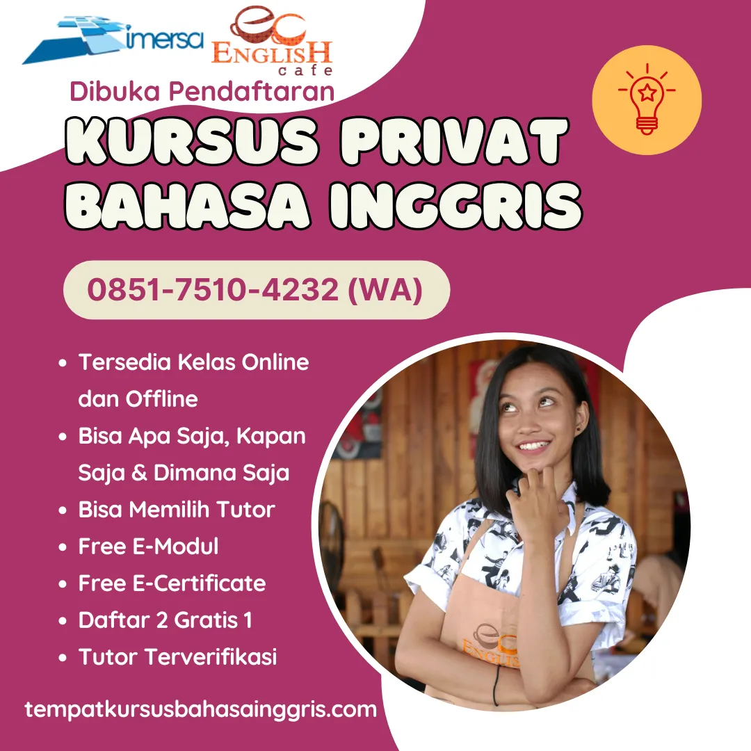 Les Bahasa Inggris di Jatiasih Bekasi