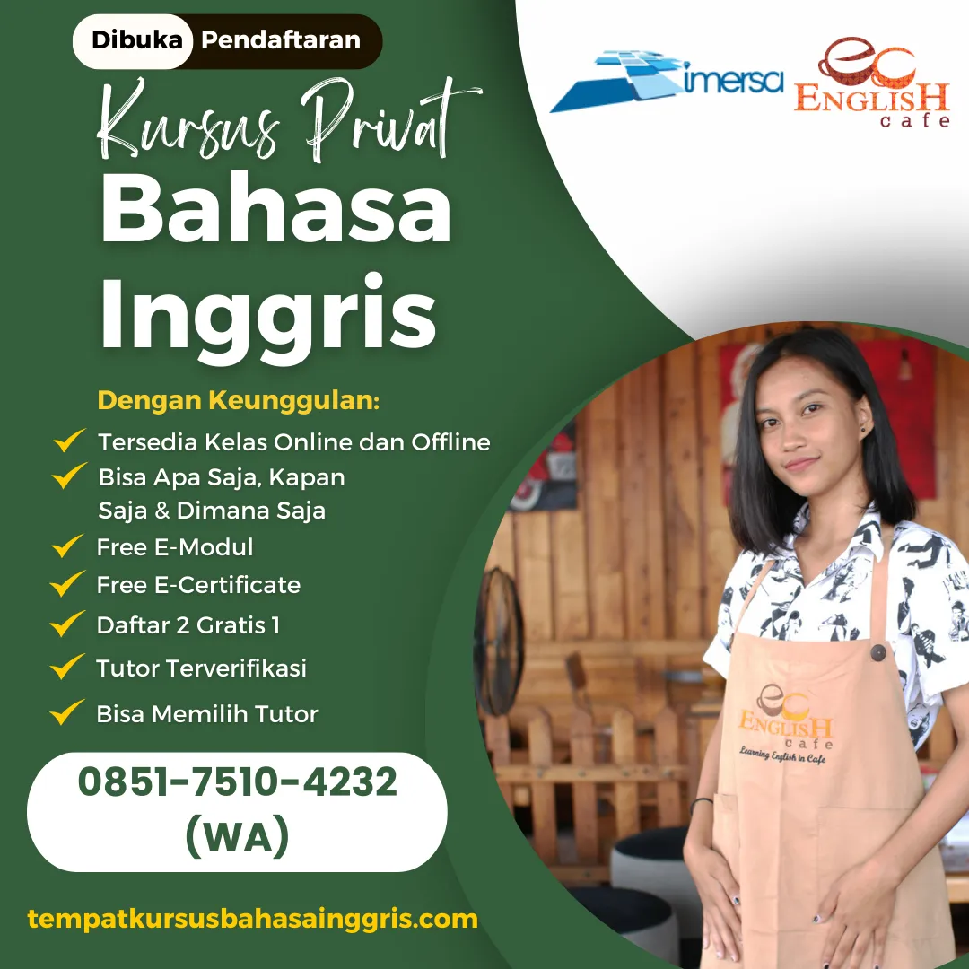 Les Bahasa Inggris di Kandangserang Pekalongan