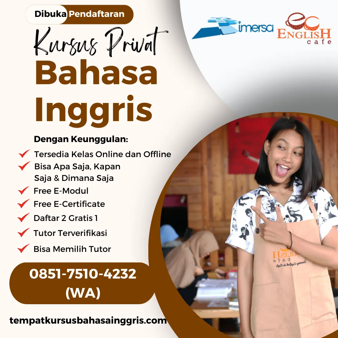Les Bahasa Inggris di Karangmalang Sragen