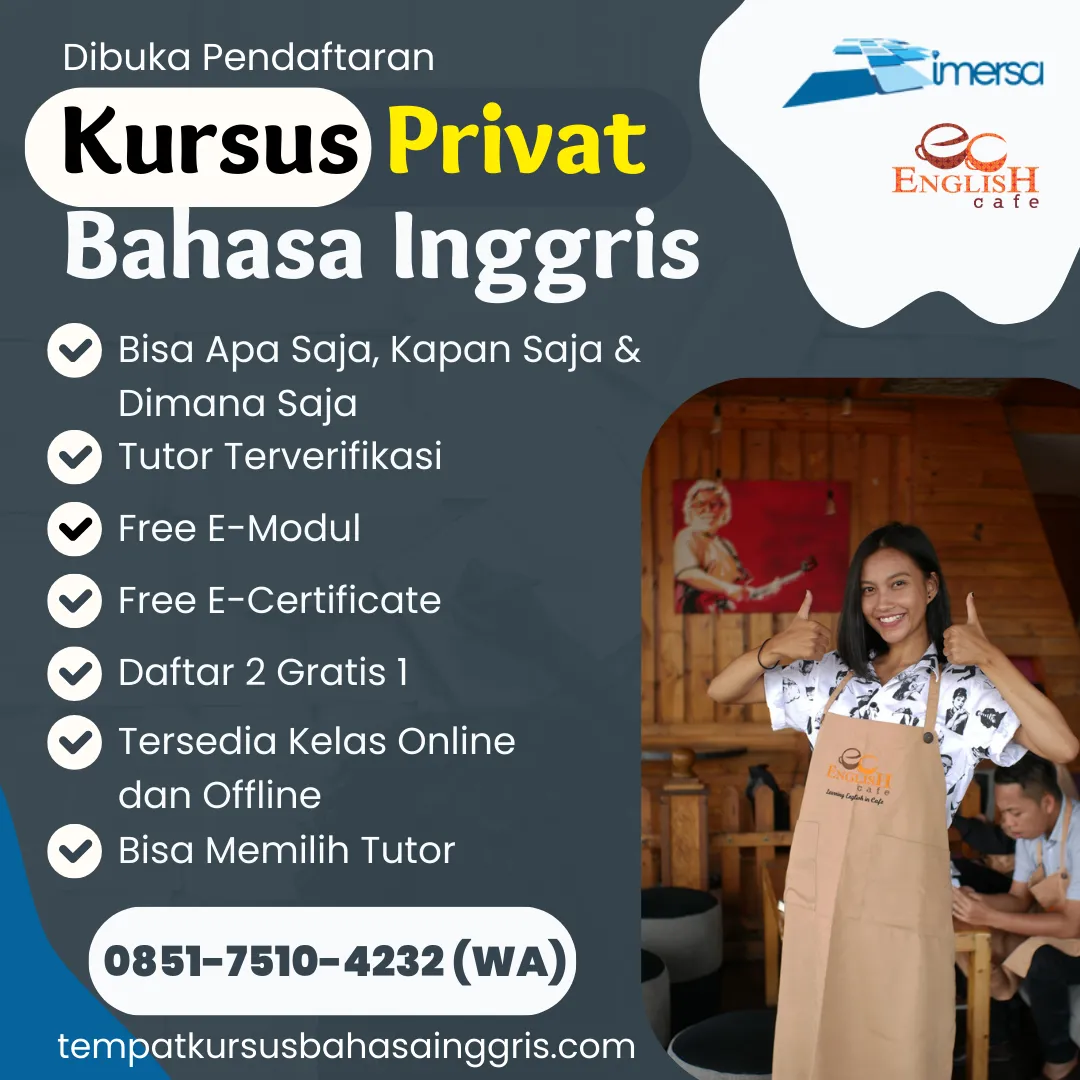 Les Bahasa Inggris di Kedawung Sragen