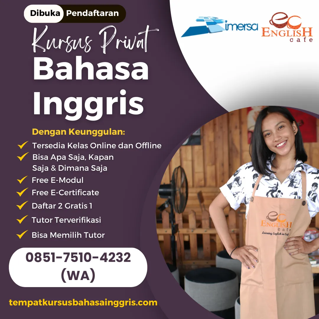 Les Bahasa Inggris di Kedu Temanggung
