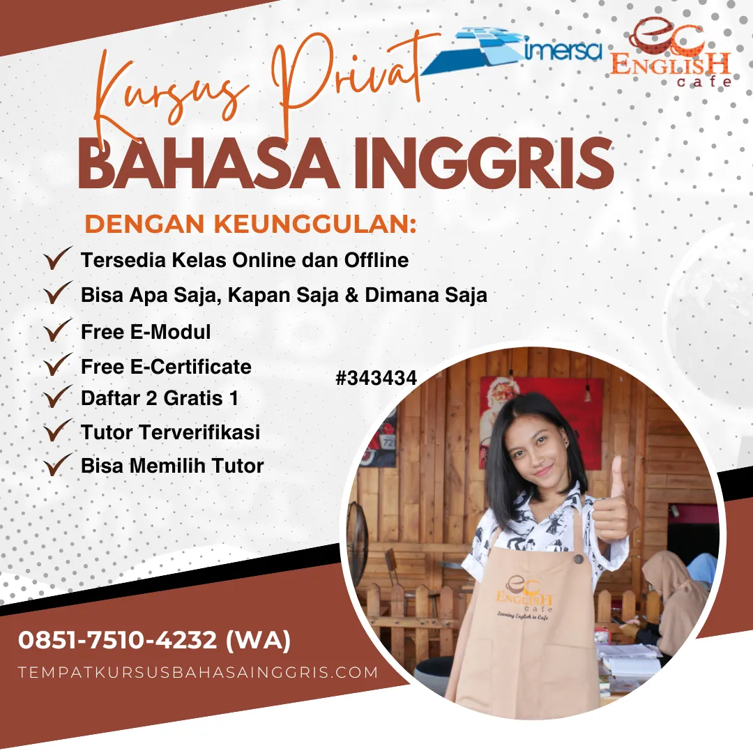 Les Bahasa Inggris di Kertanegara Purbalingga