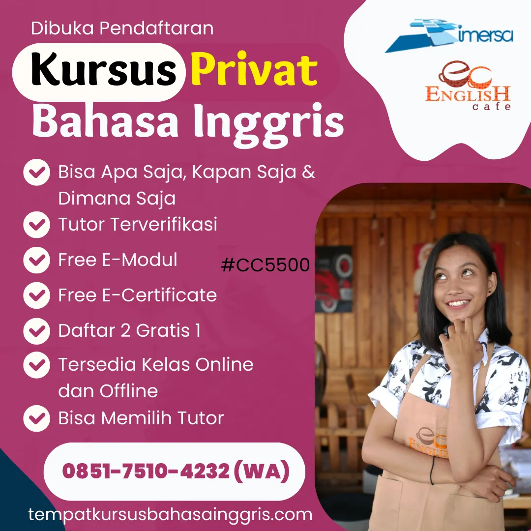 Les Bahasa Inggris di Kertek Wonosobo