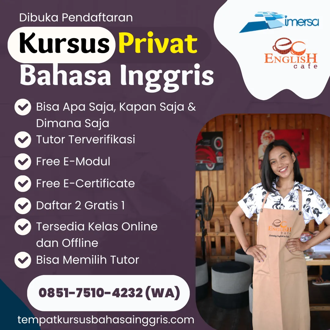 Les Bahasa Inggris di Kranggan Temanggung