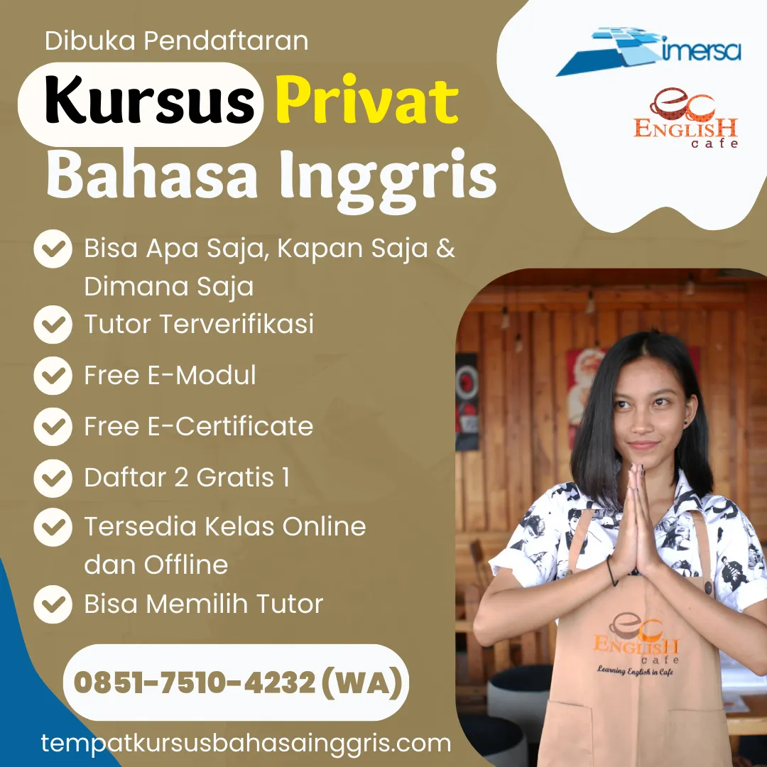 Les Bahasa Inggris di Lembang Bandung Barat