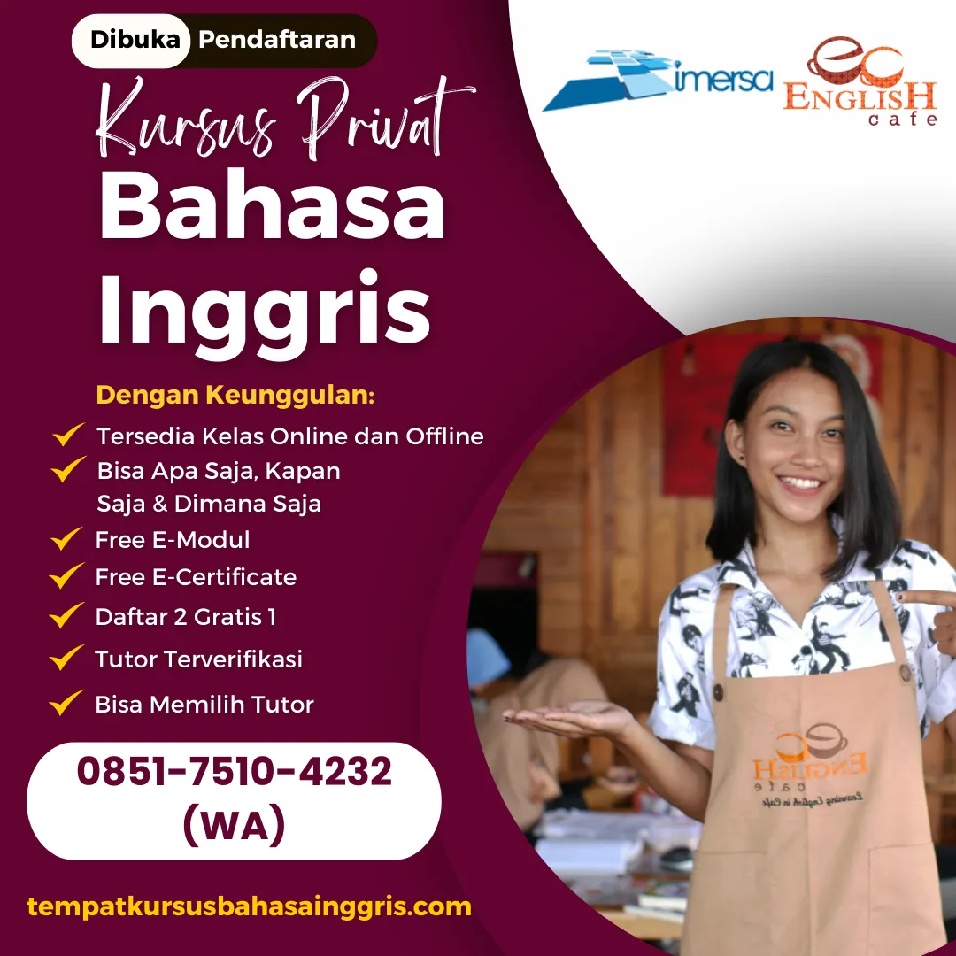 Les Bahasa Inggris di Margadana Tegal