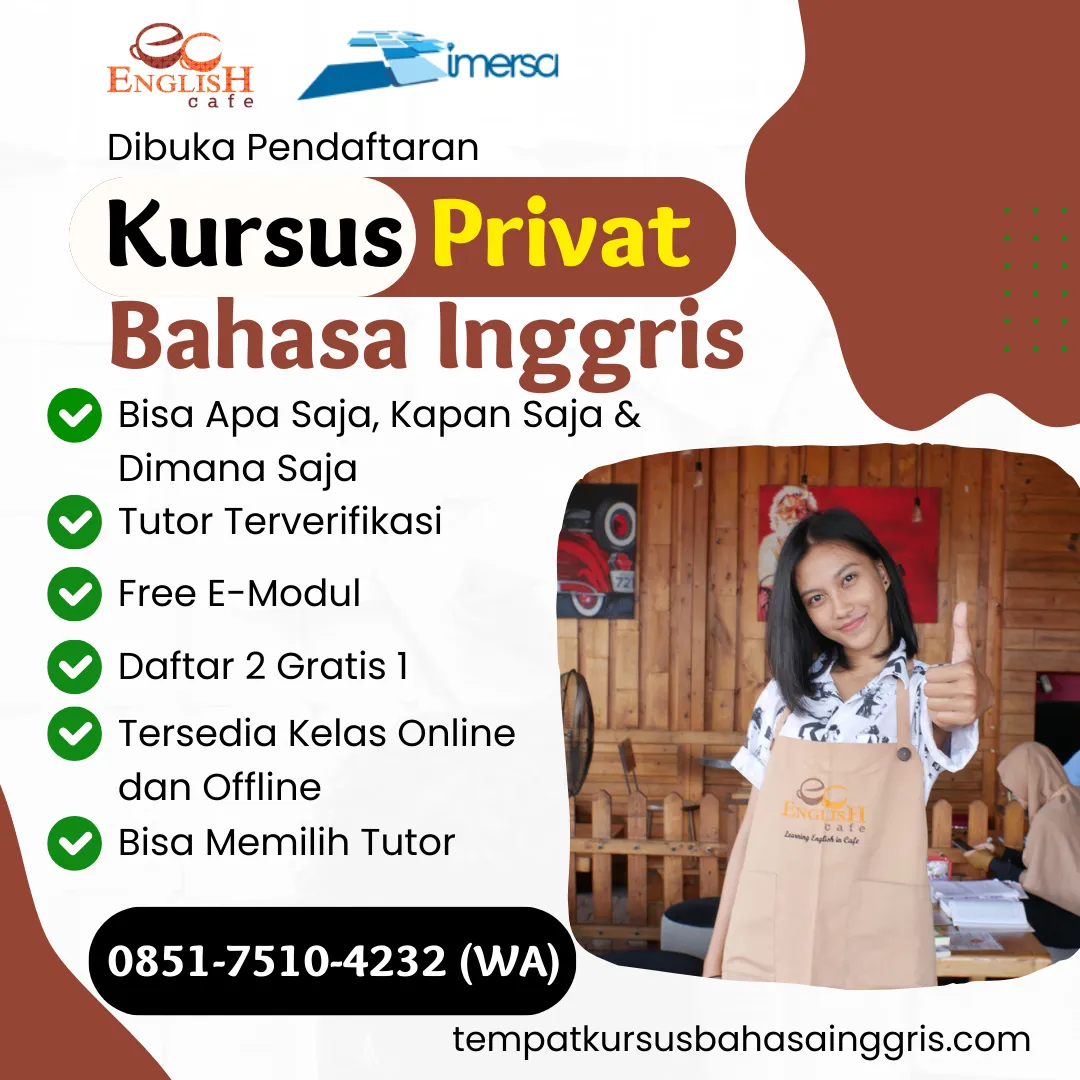 Les Bahasa Inggris di Masaran Sragen