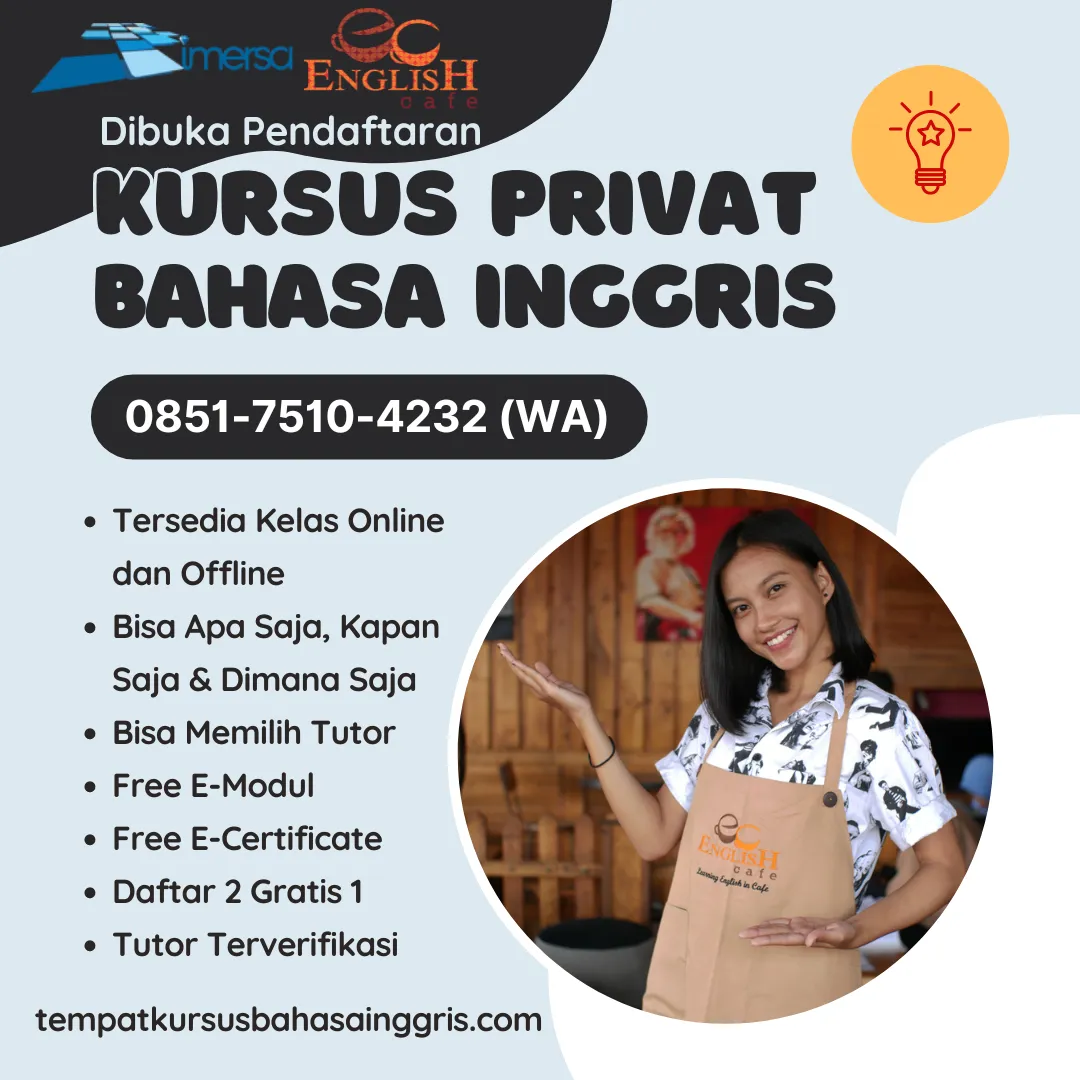 Les Bahasa Inggris di Medan Satria Bekasi