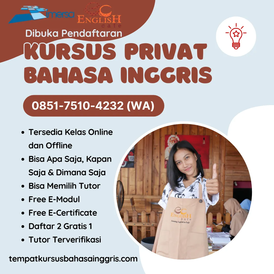 Les Bahasa Inggris di Mondokan Sragen