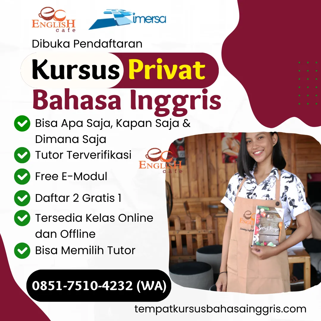 Les Bahasa Inggris di Ngadirejo Temanggung