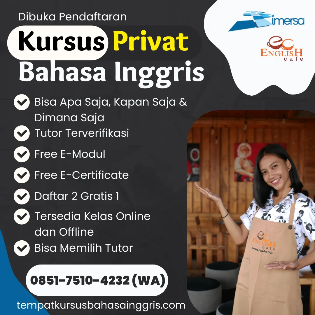 Les Bahasa Inggris di Nguter Sukoharjo