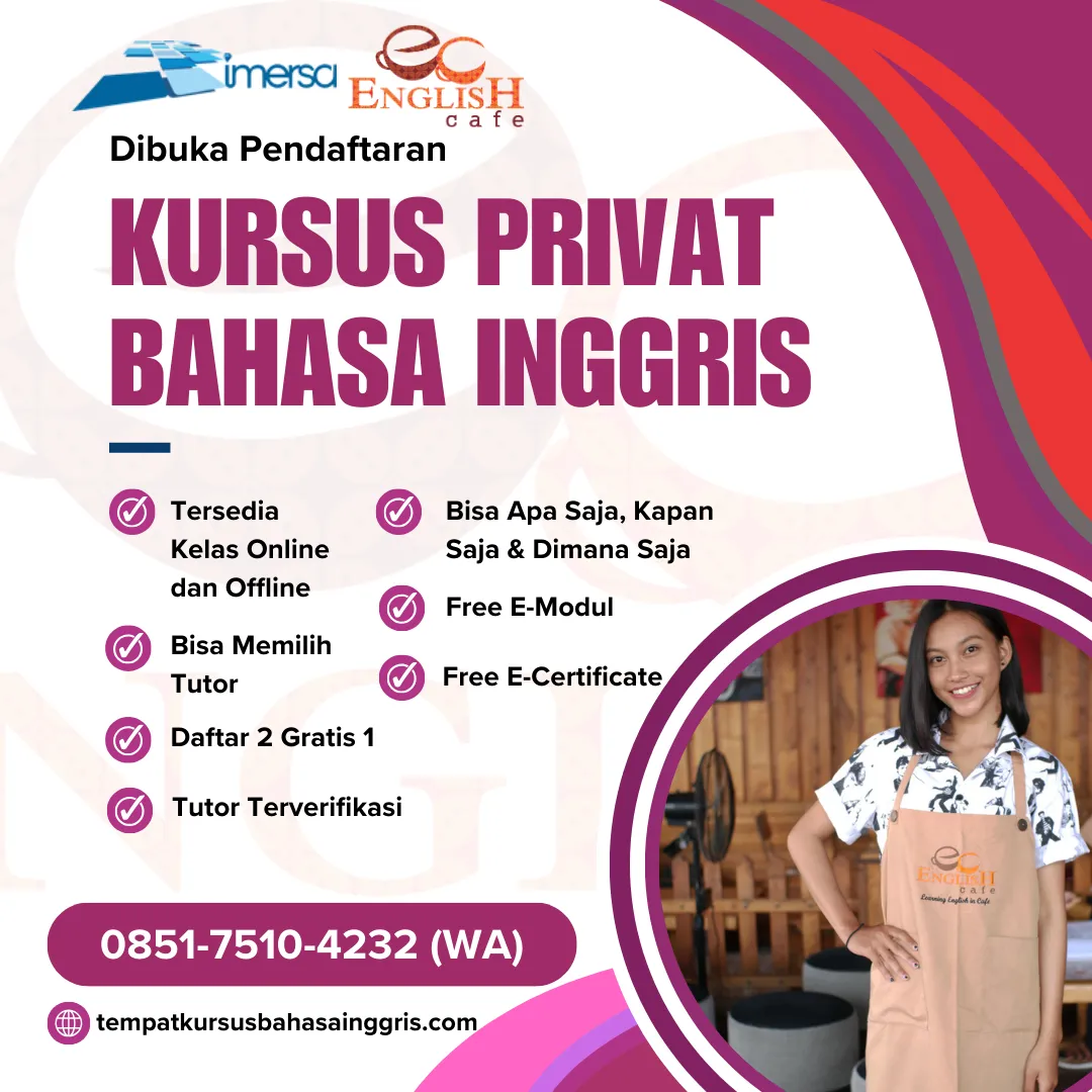 Les Bahasa Inggris di Pagelaran Cianjur