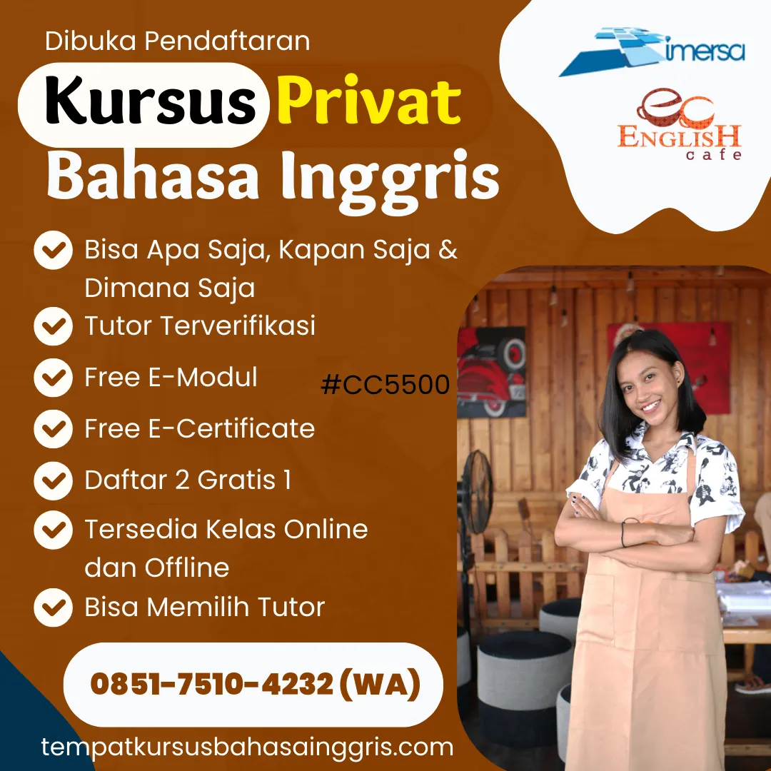 Les Bahasa Inggris di Pagerbarang Tegal