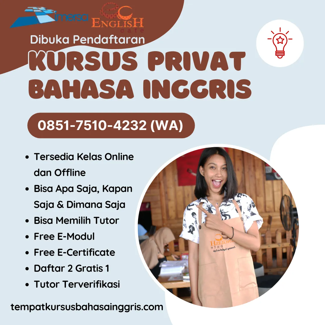 Les Bahasa Inggris di Pameungpeuk Bandung