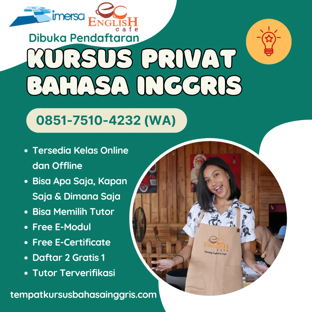 Les Bahasa Inggris di Paninggaran Pekalongan