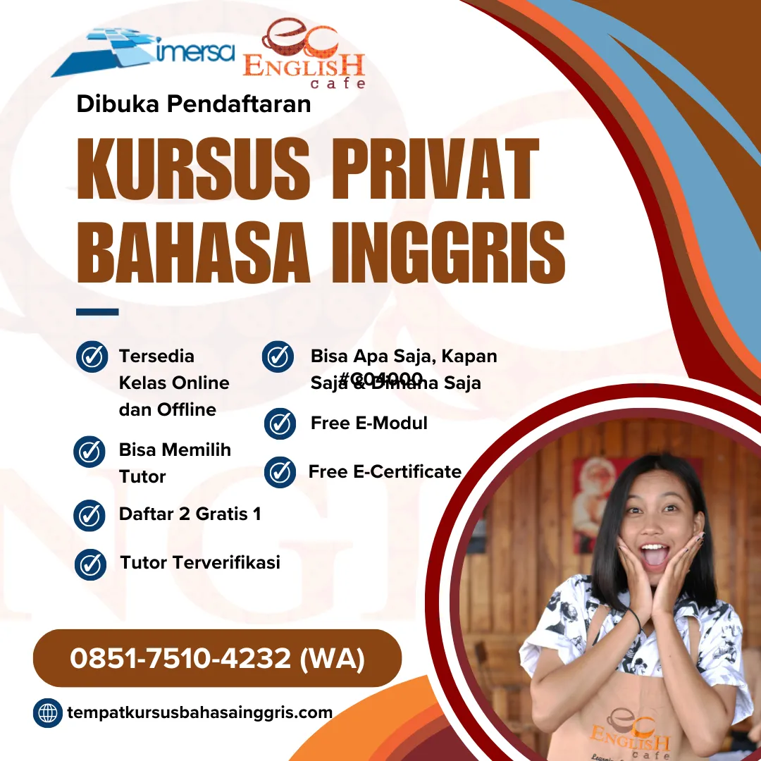 Les Bahasa Inggris di Pasar Kliwon Surakarta