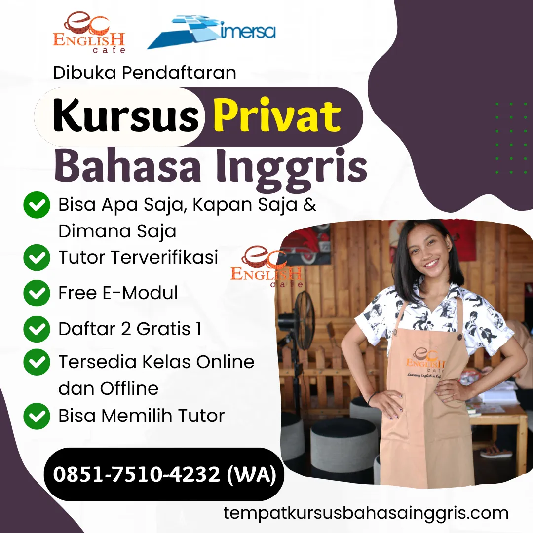 Les Bahasa Inggris di Paseh Bandung
