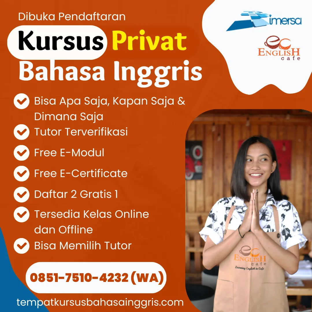 Les Bahasa Inggris di Pasirjambu Bandung