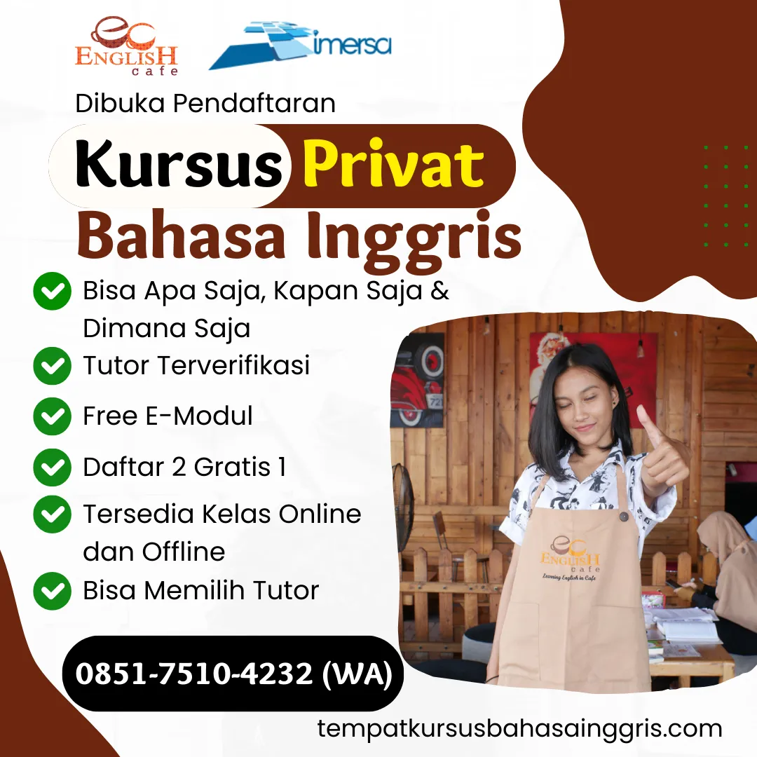 Les Bahasa Inggris di Pekalipan Cirebon