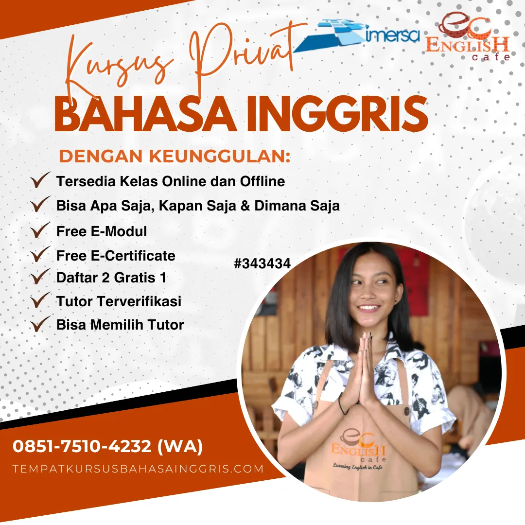 Les Bahasa Inggris di Pekalongan Selatan Pekalongan