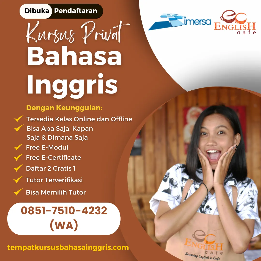 Les Bahasa Inggris di Petarukan Pemalang