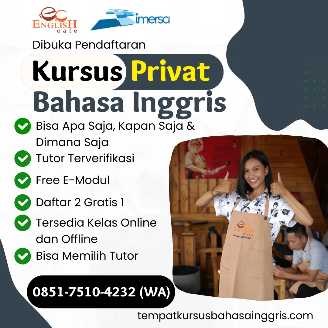 Les Bahasa Inggris di Pondok Gede Bekasi