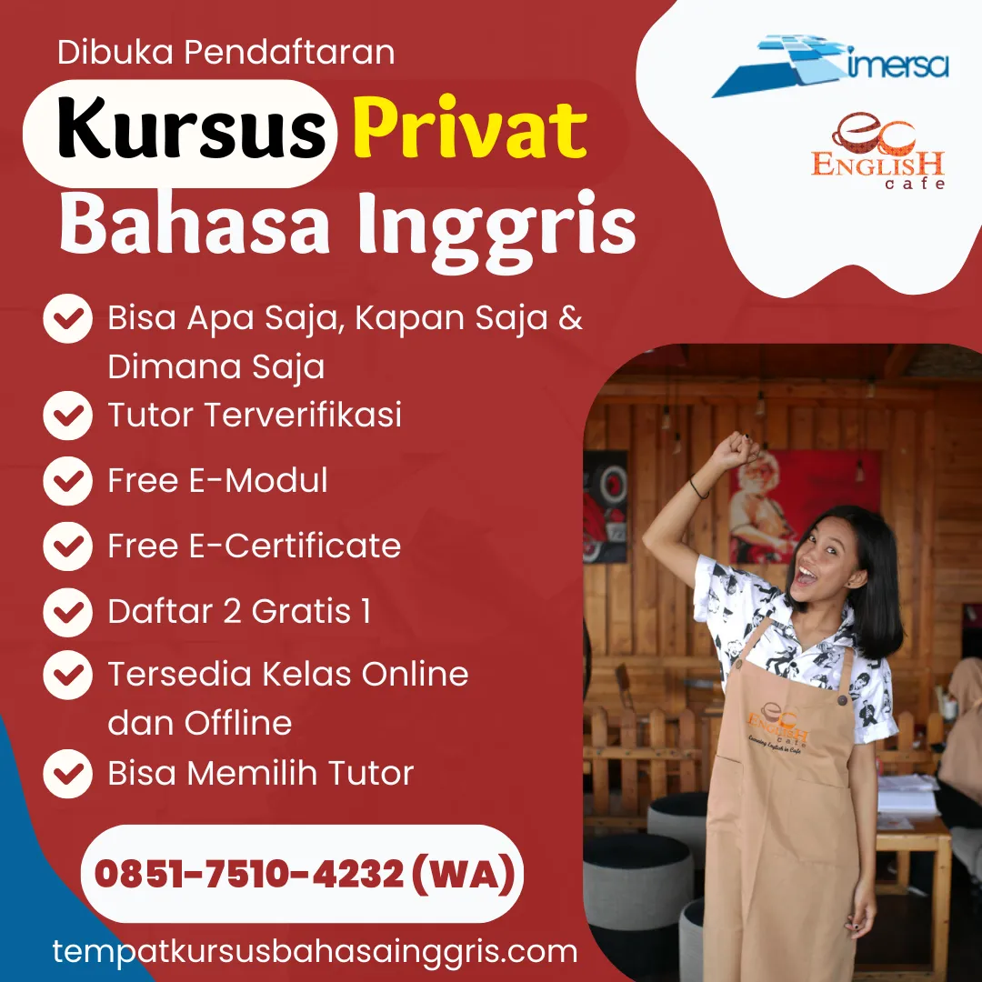 Les Bahasa Inggris di Pondok Melati Bekasi